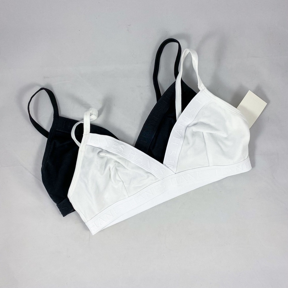 *SOLD* Hanes Bralettes (x2), Small, NEVER WORN